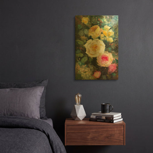 'Still Life #4' By JD Gold Metal Wall Art