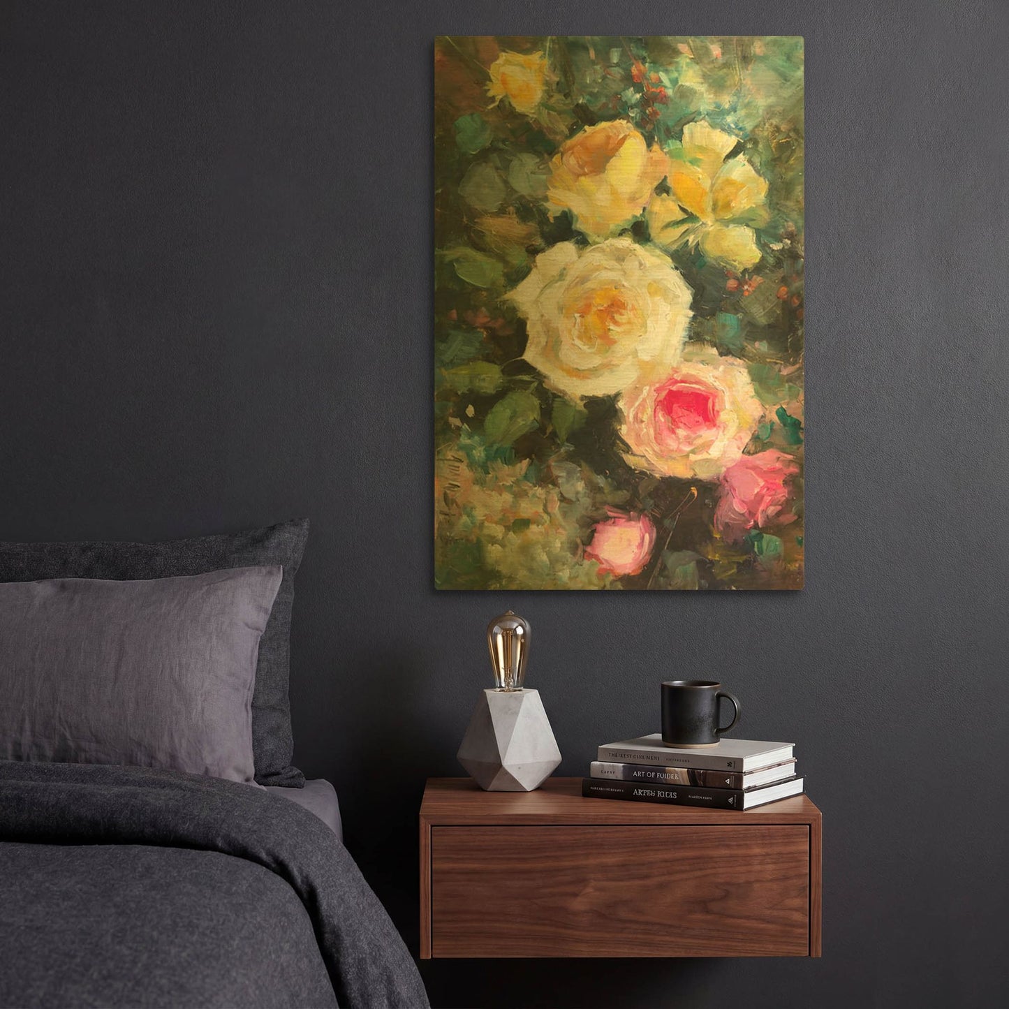 'Still Life #4' By JD Gold Metal Wall Art
