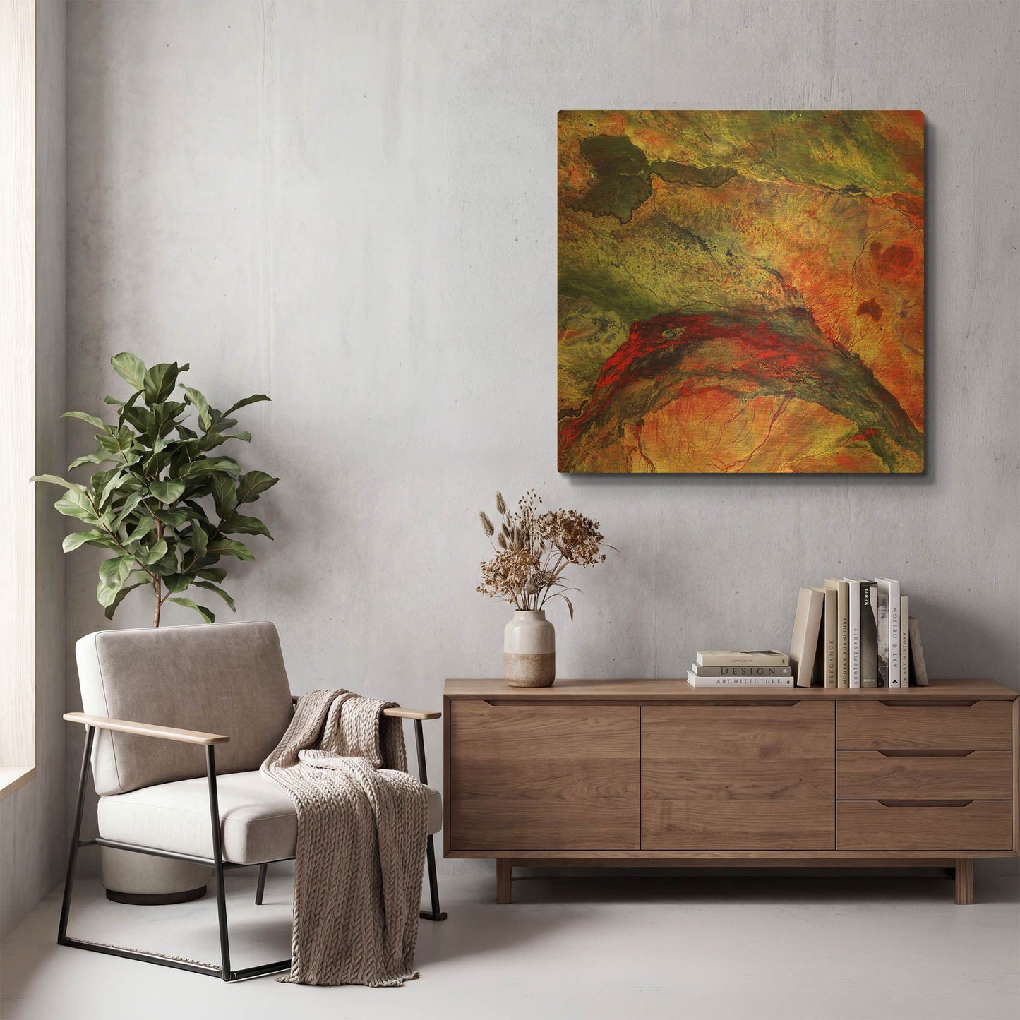 'Earth As Art The Lorian Swamp' By NASA Earth As Art Gold Metal Wall Art