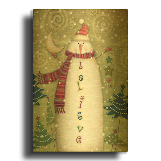 'Believe 1 Nb' By Viv Eisner Gold Metal Wall Art