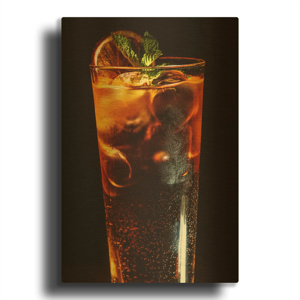 'Cuba Libre' By Luxe Gold Metal Wall Art