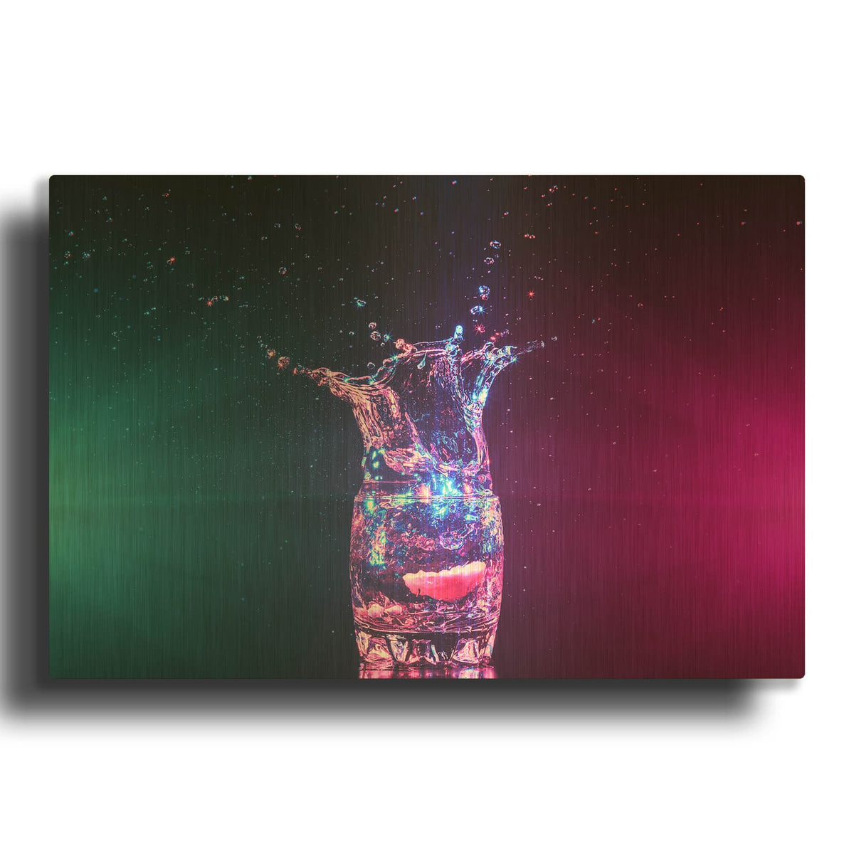 'Empress Splash' By Luxe Gold Metal Wall Art