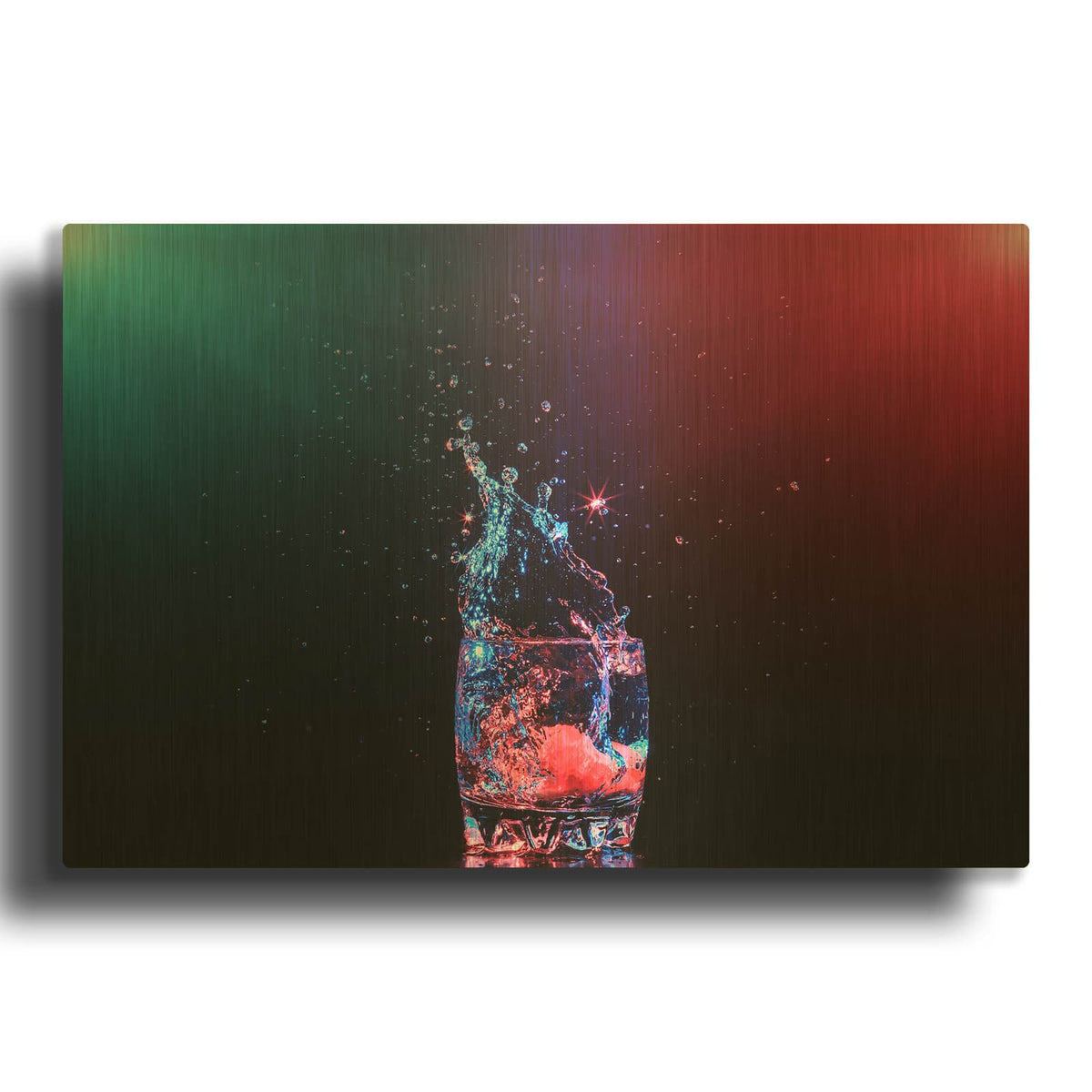 'Galaxy Splash' By Luxe Gold Metal Wall Art