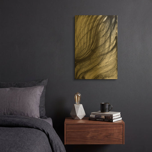 'Sandstorm' By Natasha Gold Metal Wall Art