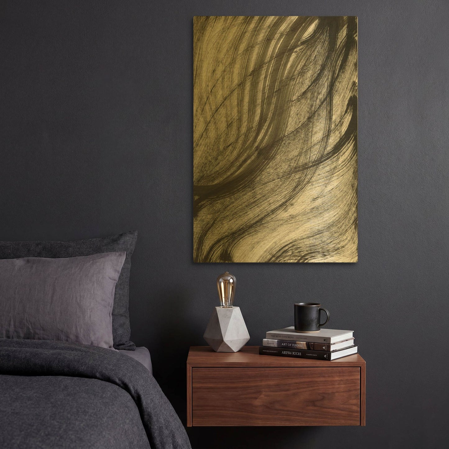 'Sandstorm' By Natasha Gold Metal Wall Art