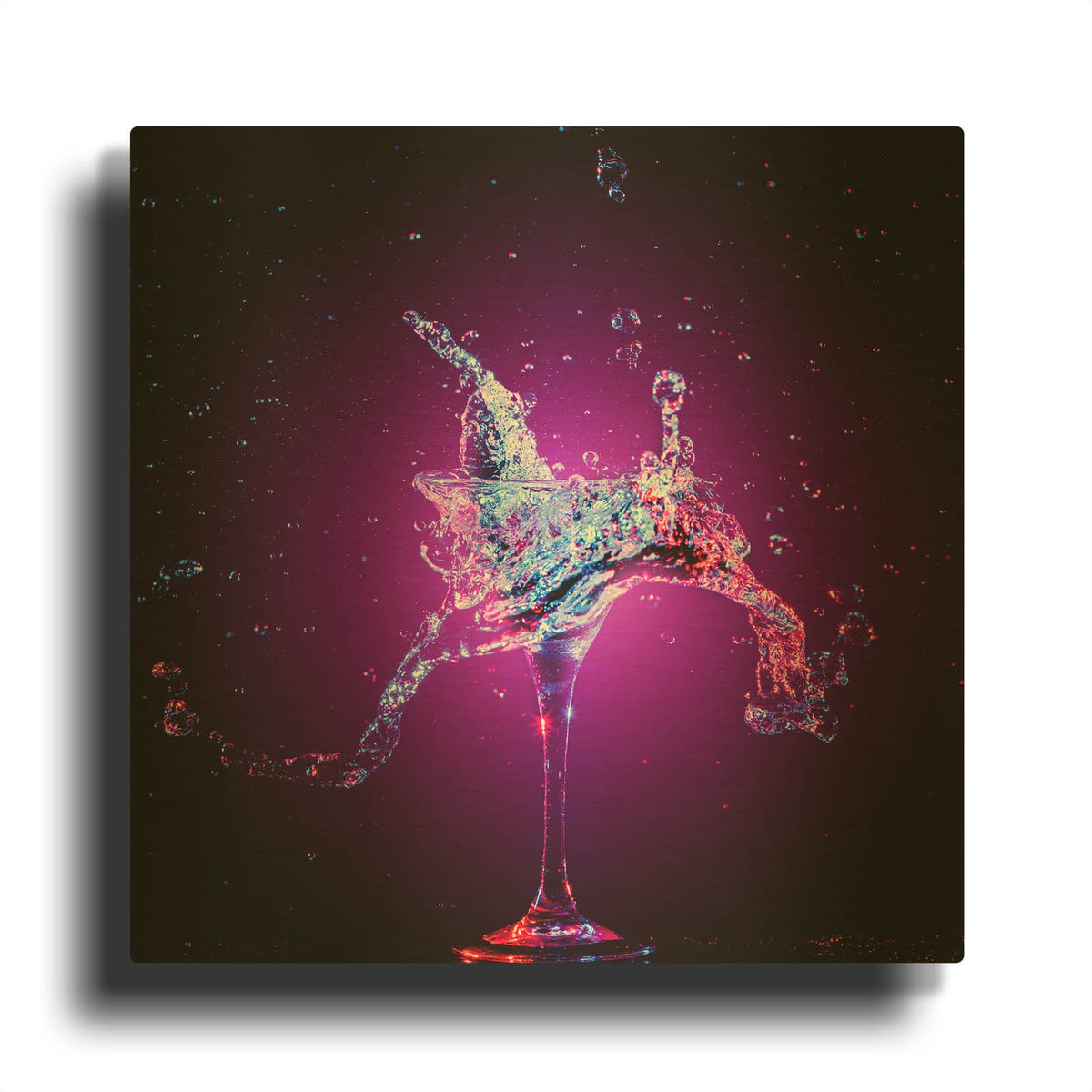 'Galxy Magic Mule Splash' By Luxe Gold Metal Wall Art