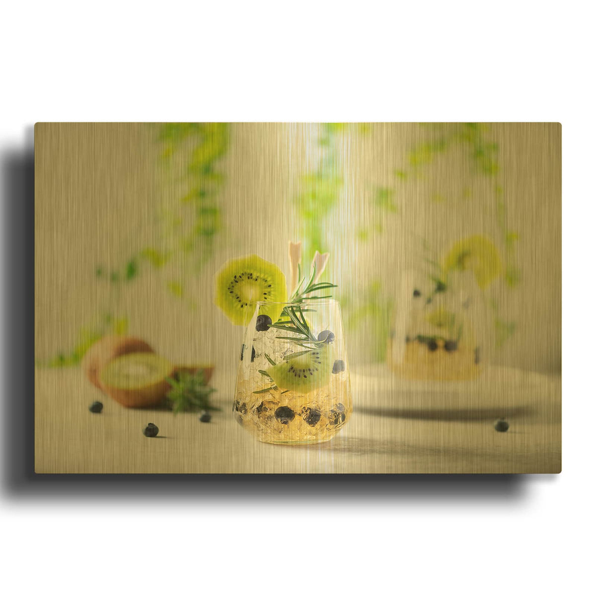 'Green Goddess' By Luxe Gold Metal Wall Art