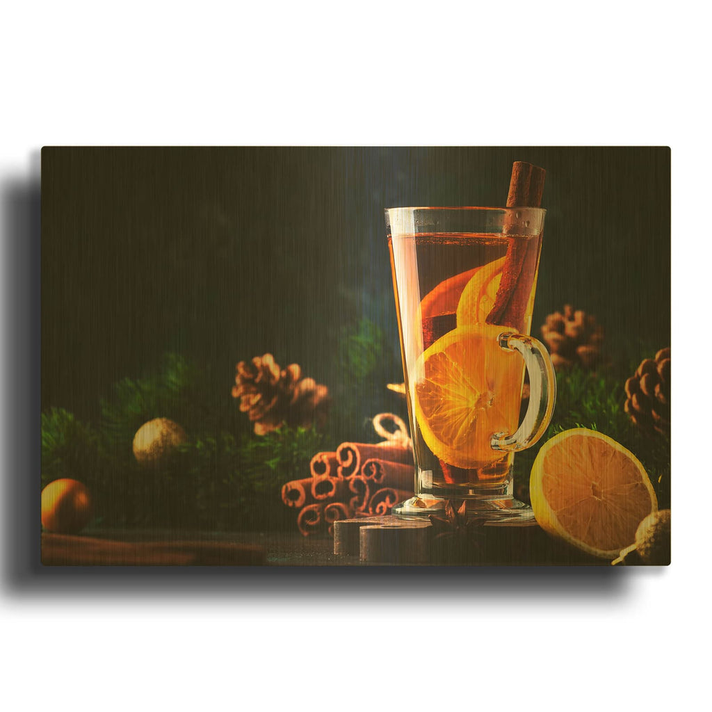 'Old Fashioned' By Luxe Gold Metal Wall Art