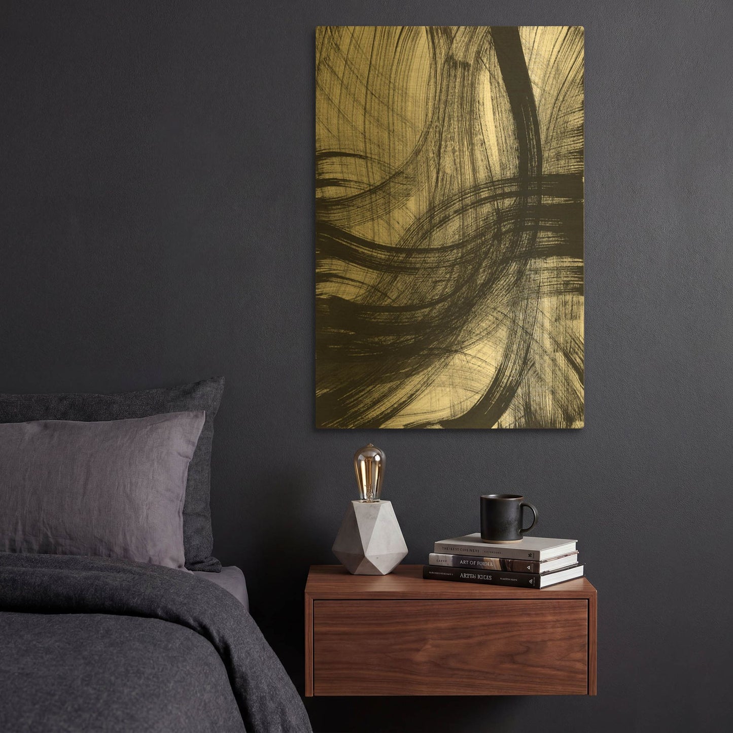 'Hurricane' By Natasha Gold Metal Wall Art