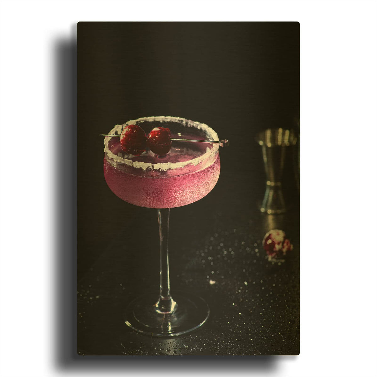 'Purple Rain' By Luxe Gold Metal Wall Art