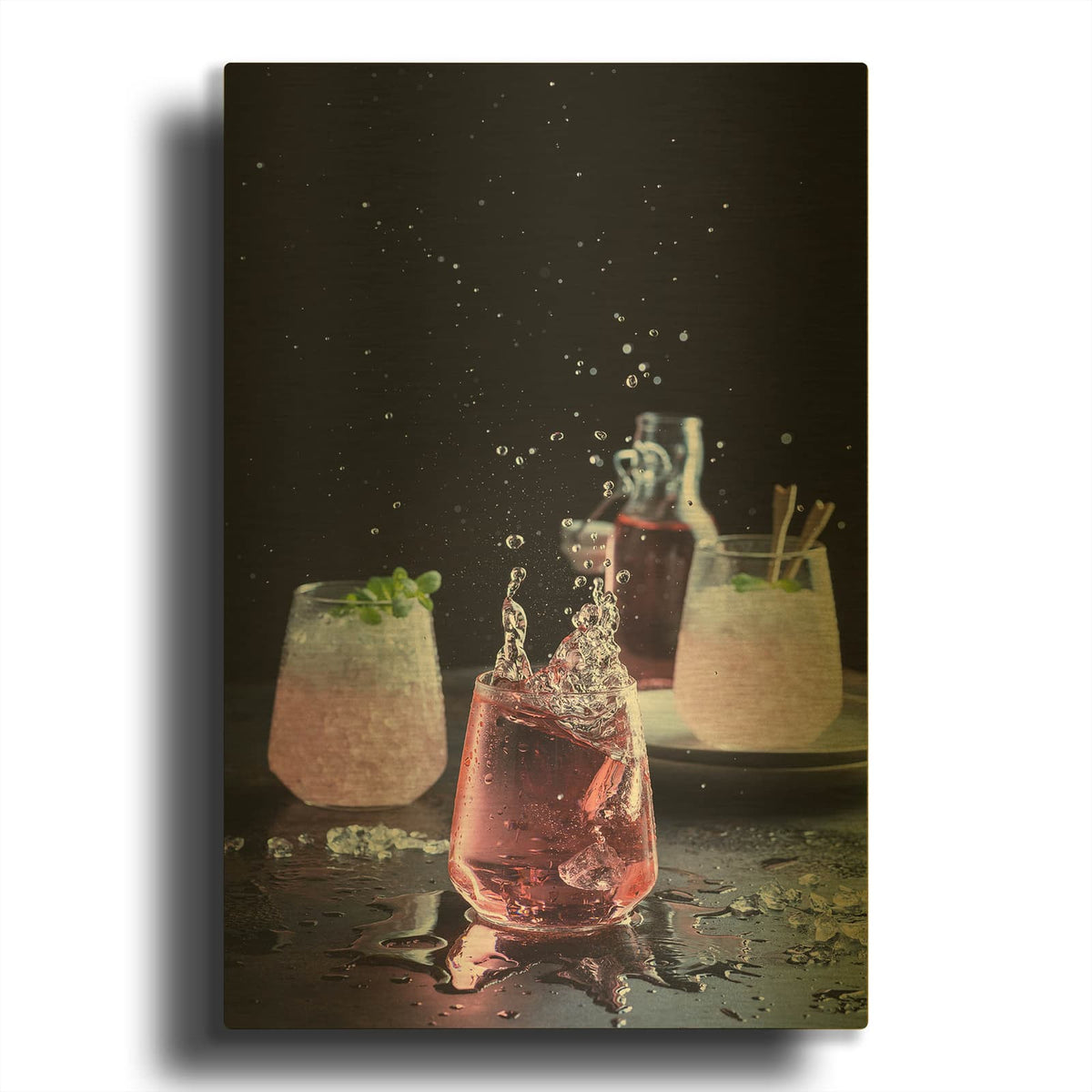 'Summer Cobbler' By Luxe Gold Metal Wall Art