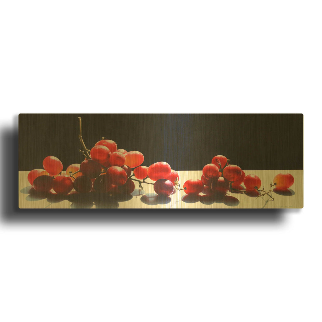 '2008 Best of Show Radiant Red' By Cecile Baird Gold Metal Wall Art