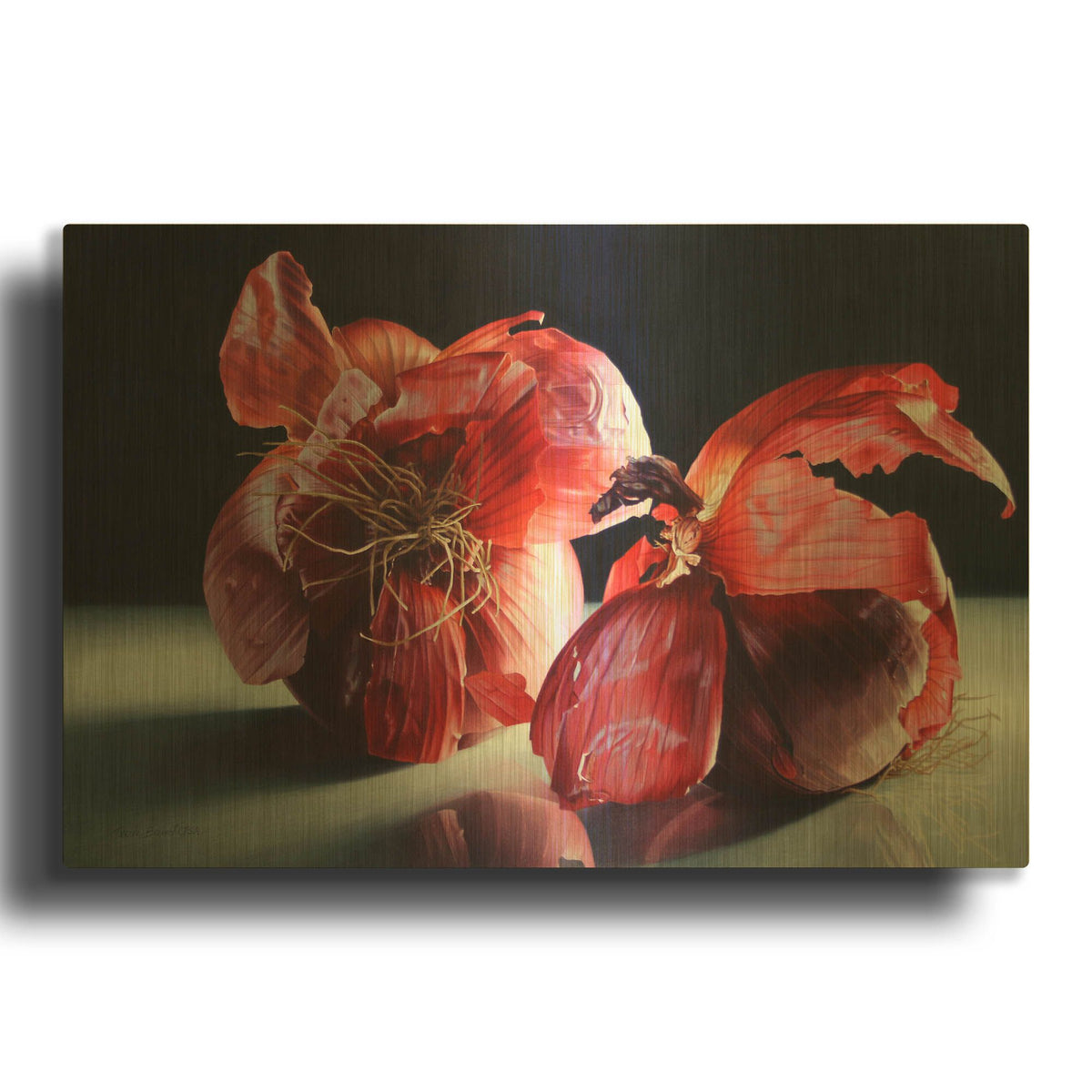 'Beauty So Deep It Makes You Weep II' By Cecile Baird Gold Metal Wall Art