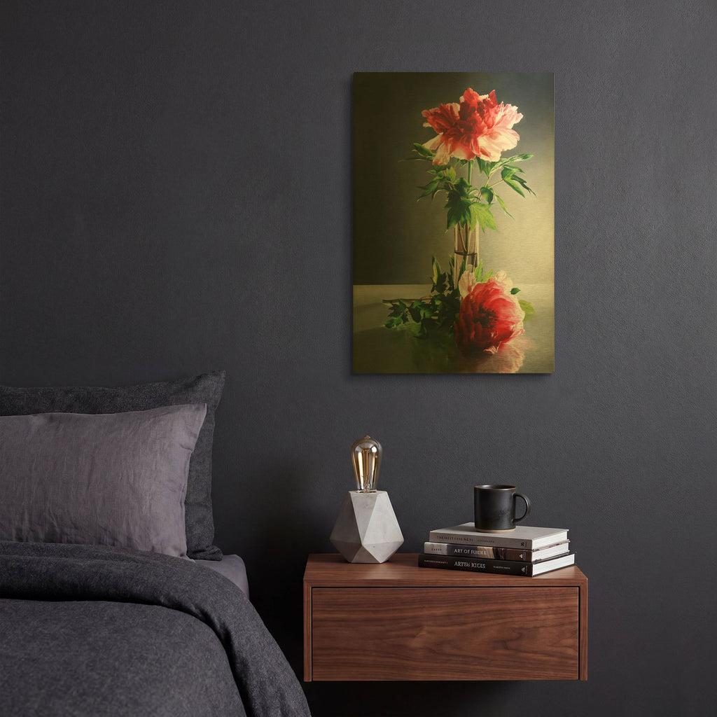 'Fragile Beauty' By Cecile Baird Gold Metal Wall Art