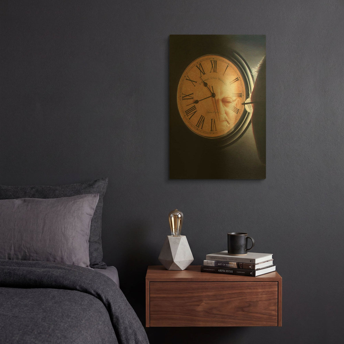 'Time to Reflect' By Cecile Baird Gold Metal Wall Art