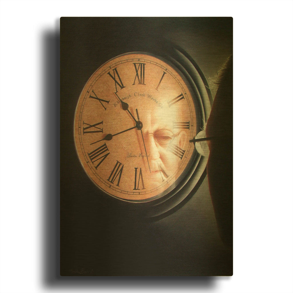 'Time to Reflect' By Cecile Baird Gold Metal Wall Art