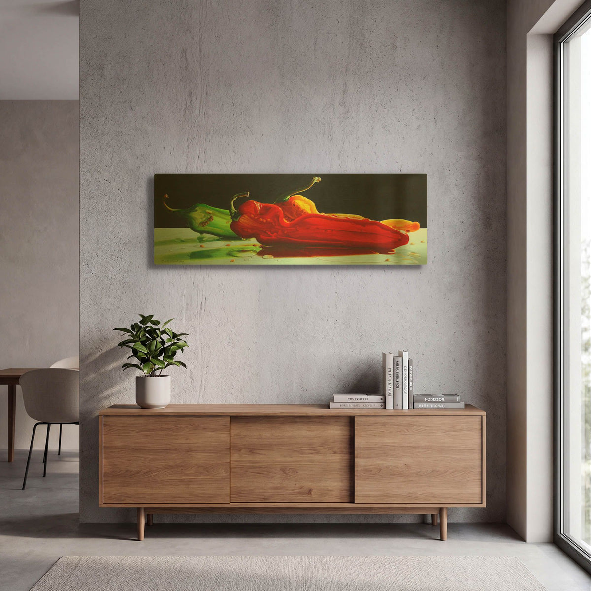 'Too Hot to Handle' By Cecile Baird Gold Metal Wall Art