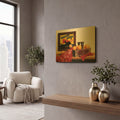 'Mornin Judge' By Cecile Baird Gold Metal Wall Art