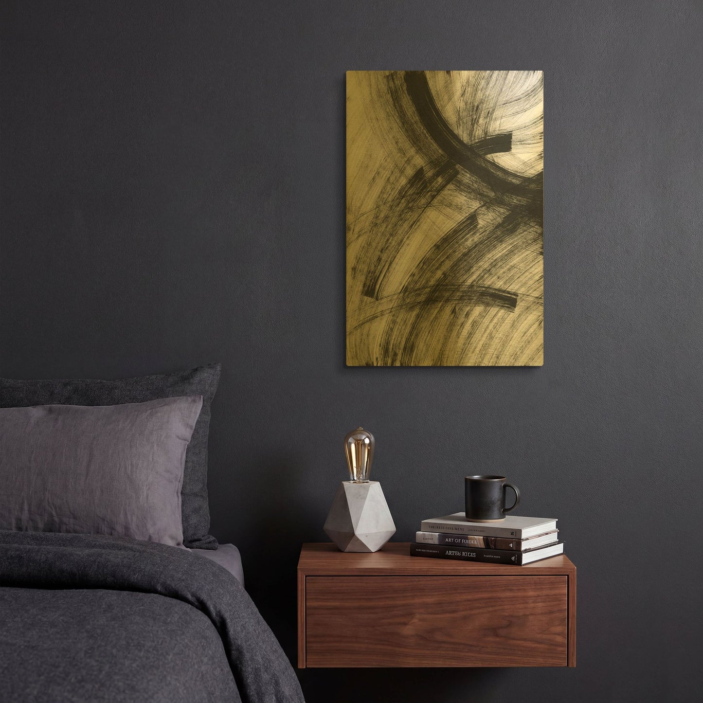 'Noctilucent' By Natasha Gold Metal Wall Art