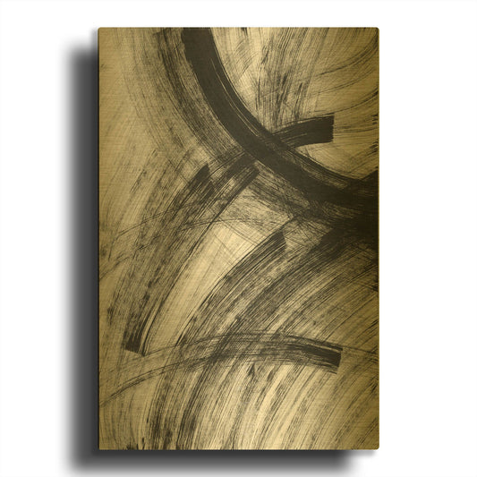 'Noctilucent' By Natasha Gold Metal Wall Art