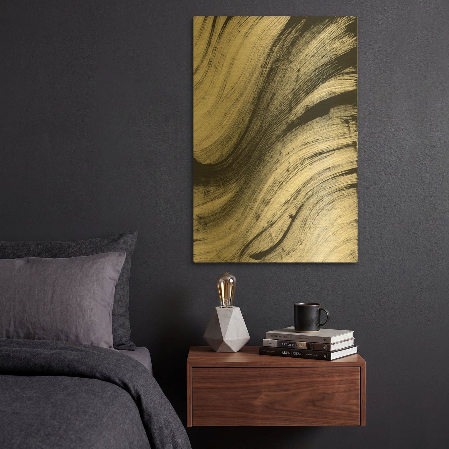 'Squall' By Natasha Gold Metal Wall Art