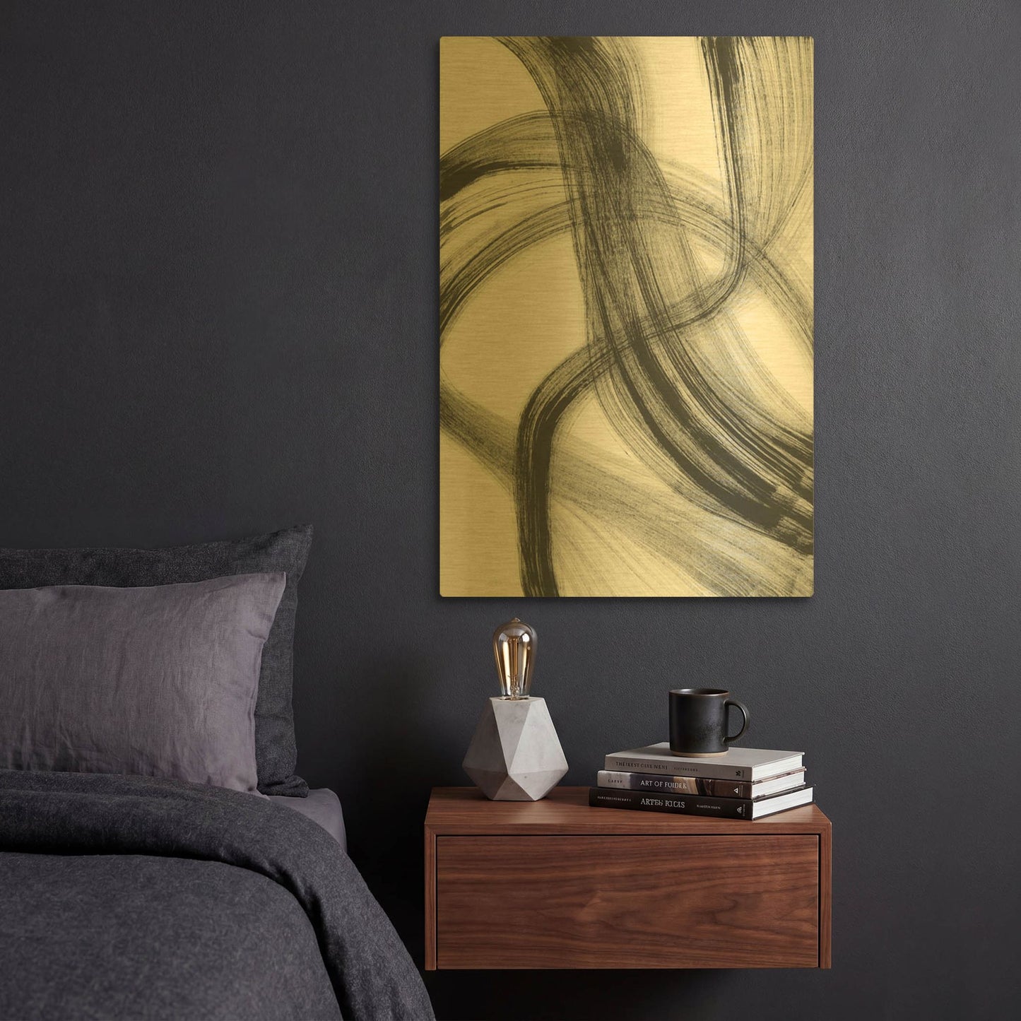 'Aul' By Natasha Gold Metal Wall Art