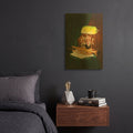 'Predlude' By Cecile Baird Gold Metal Wall Art