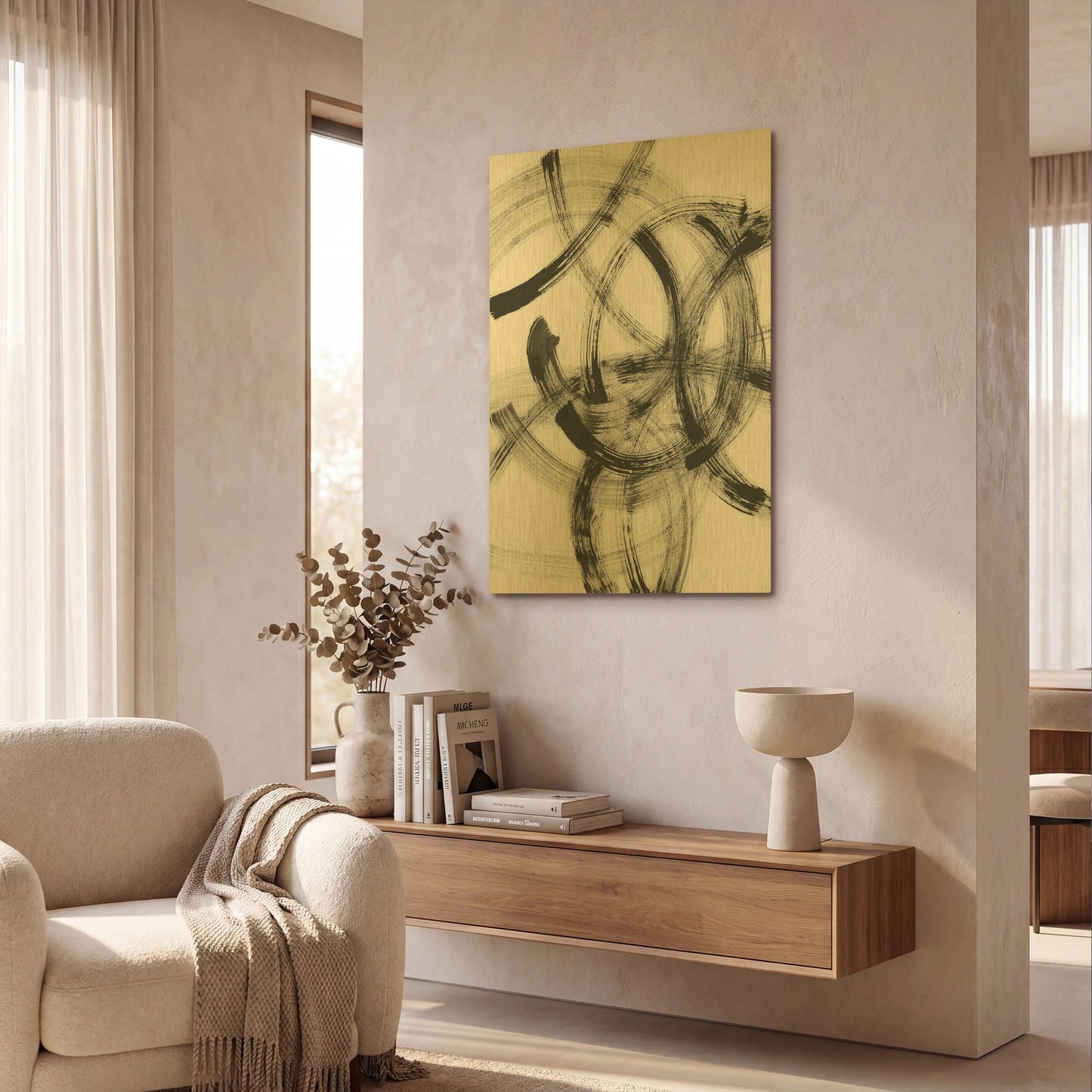 'Supercell' By Natasha Gold Metal Wall Art
