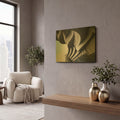 'Museum Of Civilization 1' By Clive Branson Gold Metal Wall Art