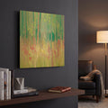 'Abstract Summer' By Gill Bustamante Gold Metal Wall Art