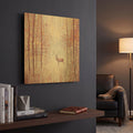 'Fros King' By Gill Bustamante Gold Metal Wall Art