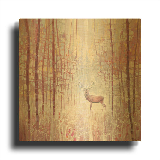 'Fros King' By Gill Bustamante Gold Metal Wall Art