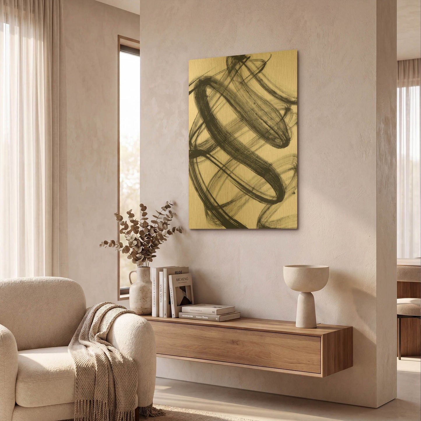 'Lahar' By Natasha Gold Metal Wall Art