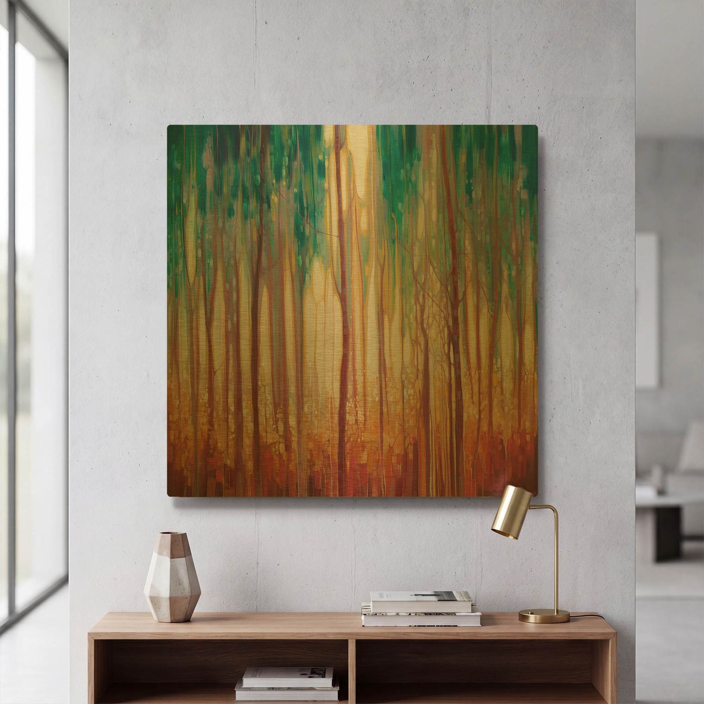 'Mythology' By Gill Bustamante Gold Metal Wall Art