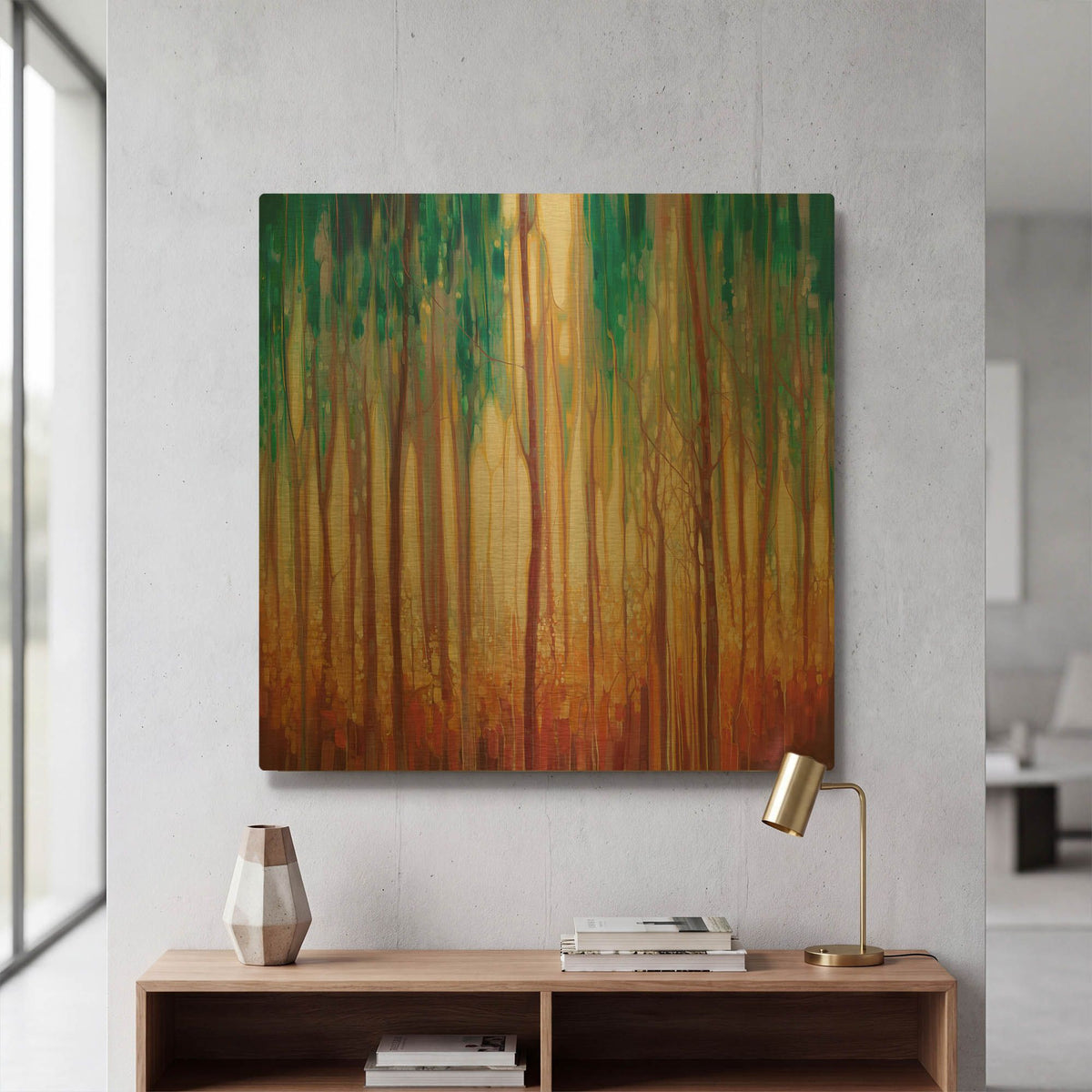 'Mythology' By Gill Bustamante Gold Metal Wall Art