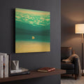 'Starting Again' By Gill Bustamante Gold Metal Wall Art