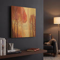 'Waiting' By Gill Bustamante Gold Metal Wall Art