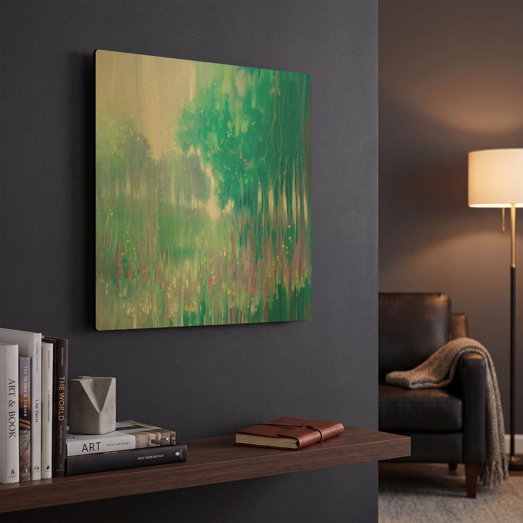 'June Melody' By Gill Bustamante Gold Metal Wall Art