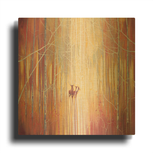 'Manifestation' By Gill Bustamante Gold Metal Wall Art
