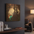 'Breaking Through' By Gill Bustamante Gold Metal Wall Art