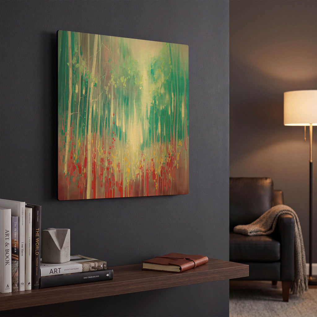 'Roaring Summer' By Gill Bustamante Gold Metal Wall Art