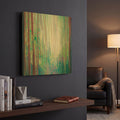 'The Dryads Bluebell Wood' By Gill Bustamante Gold Metal Wall Art