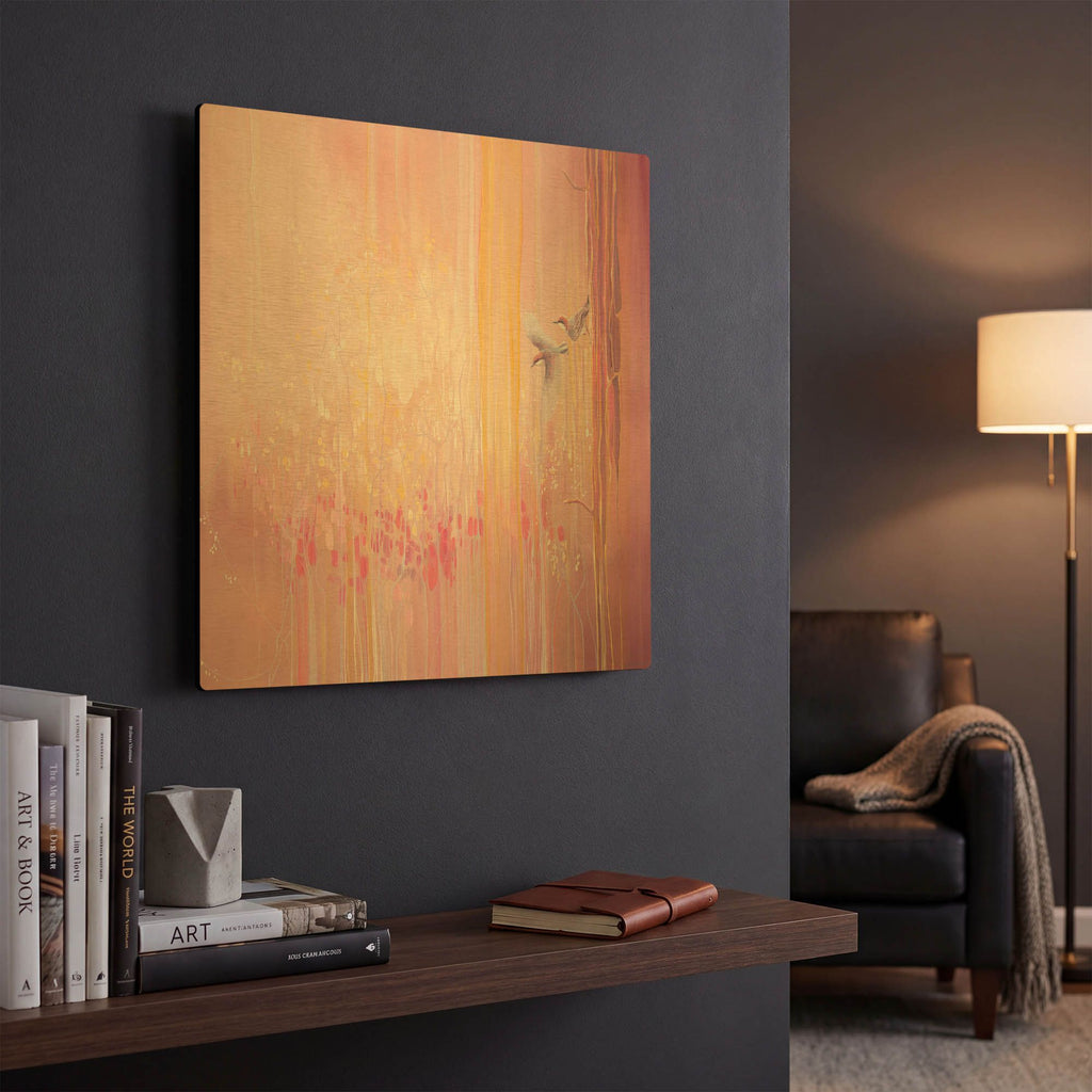 'A Piece Of Magic' By Gill Bustamante Gold Metal Wall Art