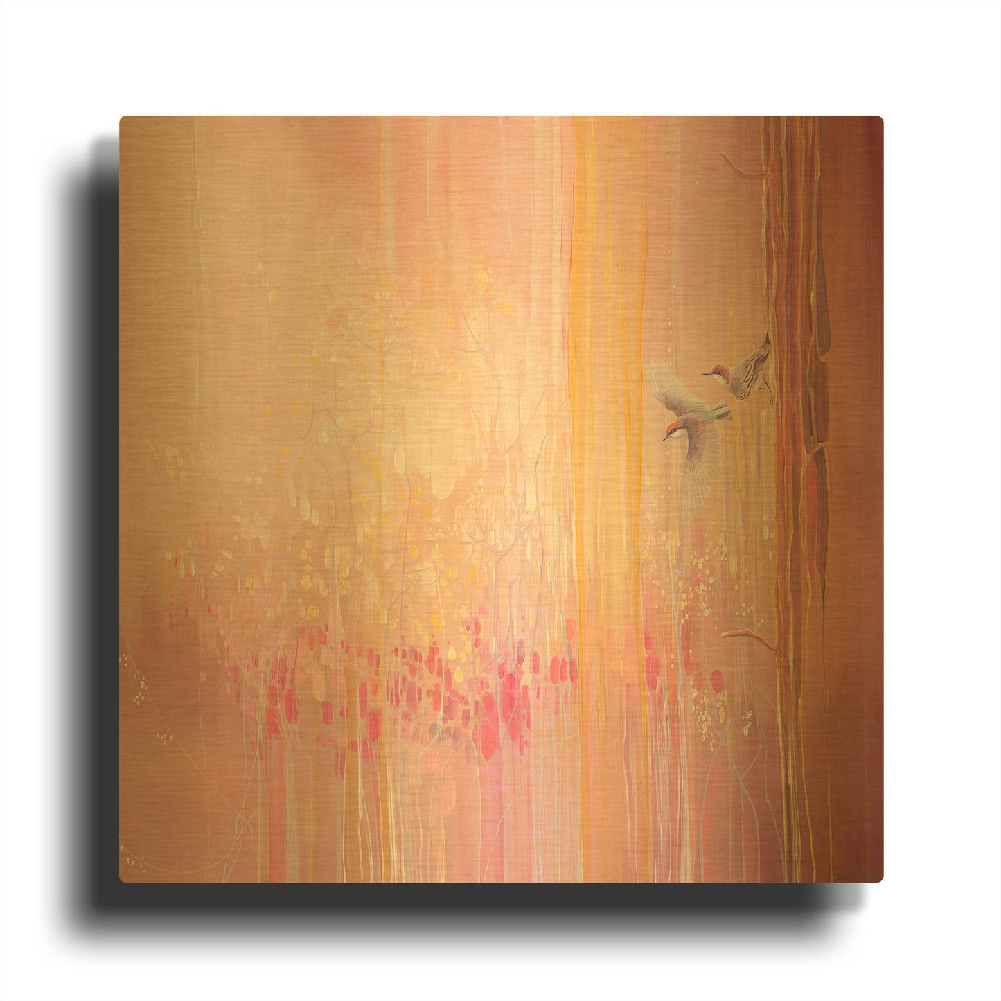 'A Piece Of Magic' By Gill Bustamante Gold Metal Wall Art