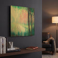 'Song Of April' By Gill Bustamante Gold Metal Wall Art