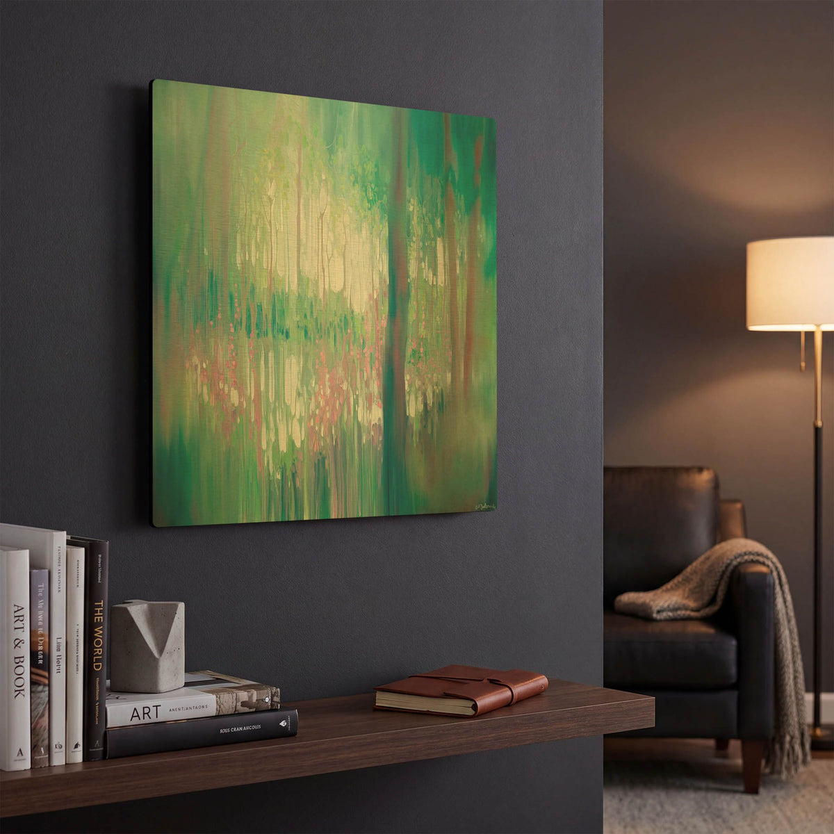 'The Discovery' By Gill Bustamante Gold Metal Wall Art