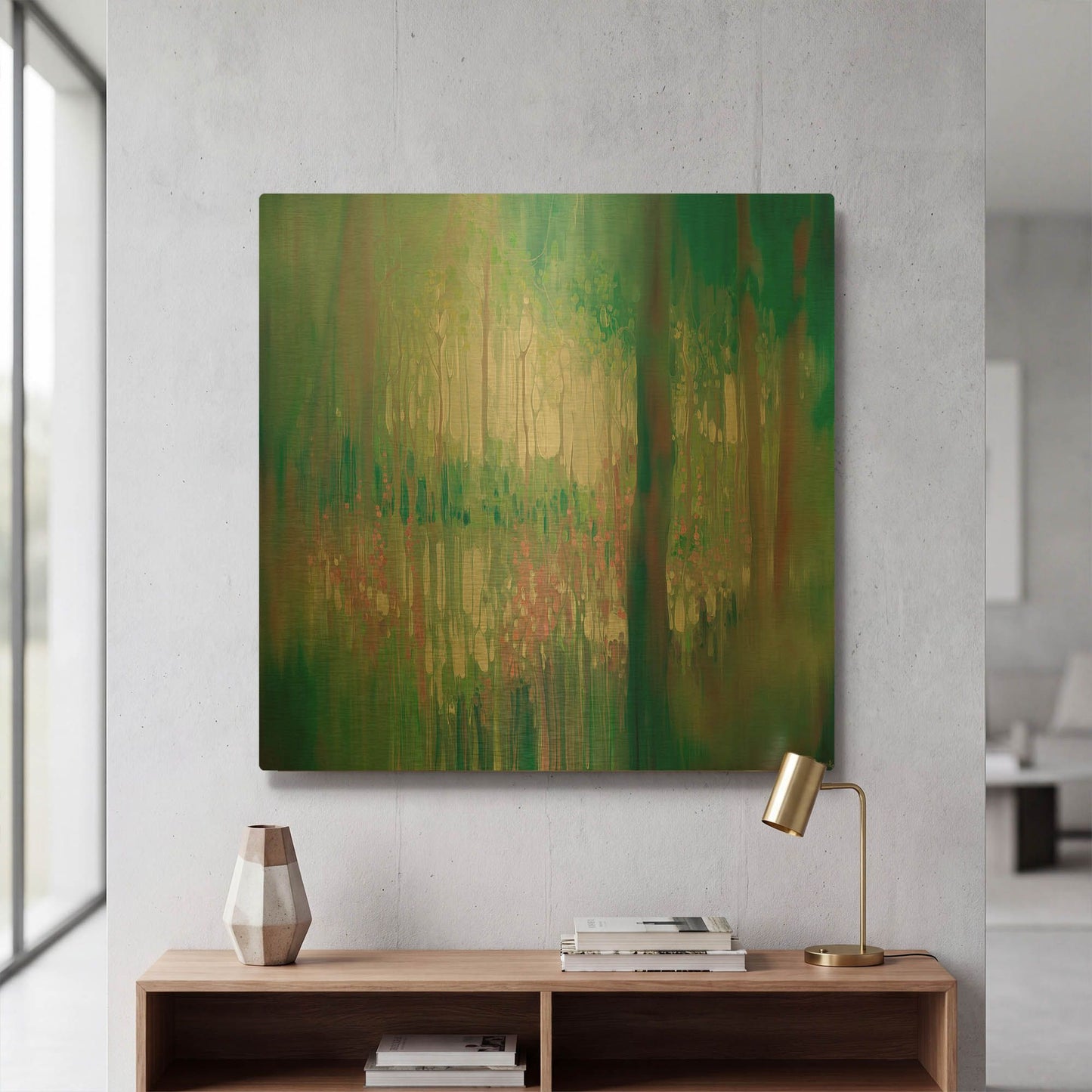 'The Discovery' By Gill Bustamante Gold Metal Wall Art