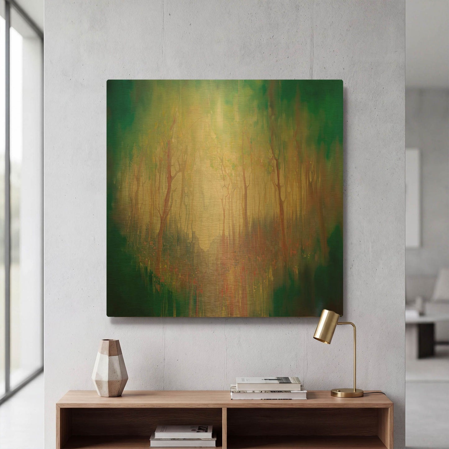 'The Promise' By Gill Bustamante Gold Metal Wall Art