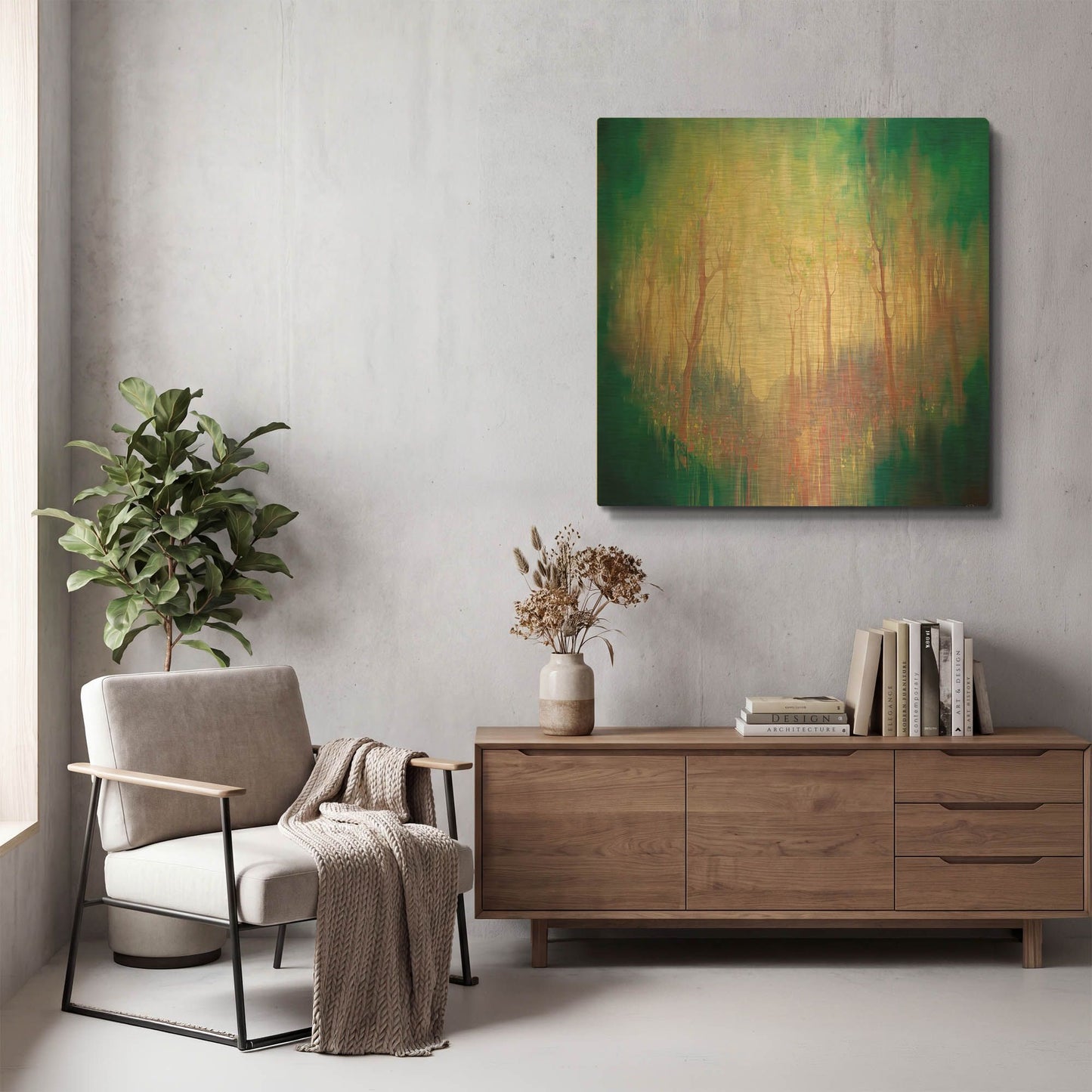 'The Promise' By Gill Bustamante Gold Metal Wall Art