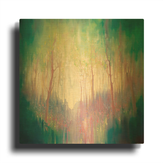 'The Promise' By Gill Bustamante Gold Metal Wall Art